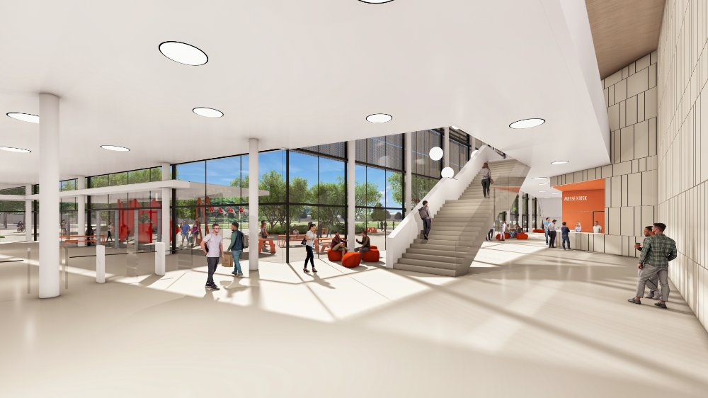 Renderings Wels Messehalle innen
