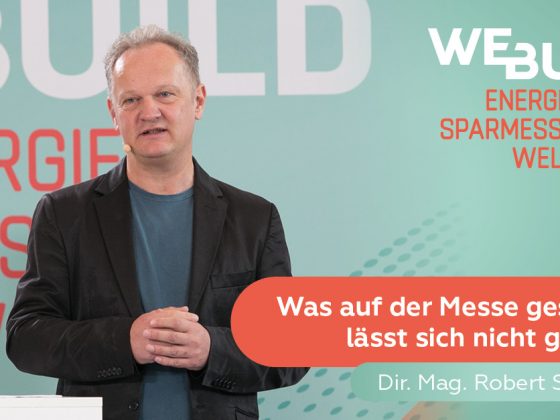 WEBUILD Energiesparmesse Wels April 2022 Messedirektor Mag. Robert Schneider