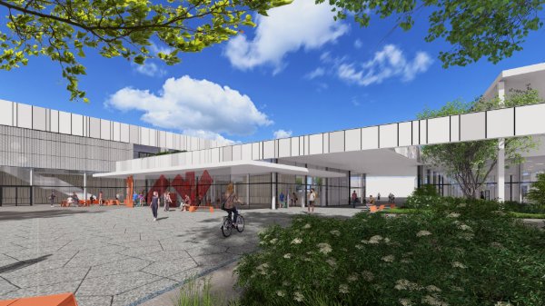 Messe Wels - Rendering Halle 22 - Quelle F2 Architekten ZT 2