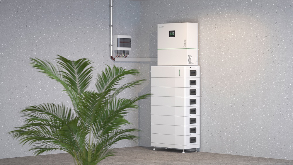 GreenBOX Raumdarstellung Installation Batteriespeicher