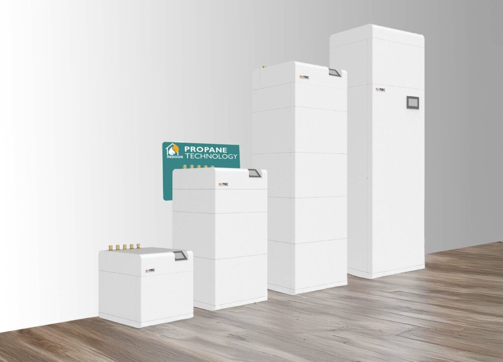 MTEC Propanwärmepumpe Innenaufstellung